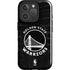 NBA Golden State Warriors Black Animal Print iPhone 16 Pro Max Magsafe Impact Case